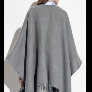 Burberry Runway tassle poncho - reversible